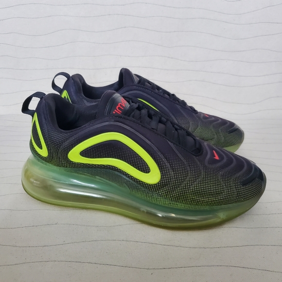 Nike Other - Nike Youth Air Max 720 Retro Future Size 7Y Black Volt Crimson Shoes AQ3196-005